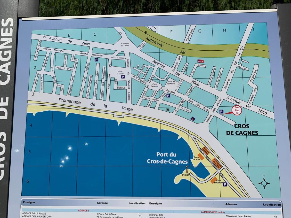Front Beach Luxury Near Nice Airport Cagnes-sur-Mer Exterior foto